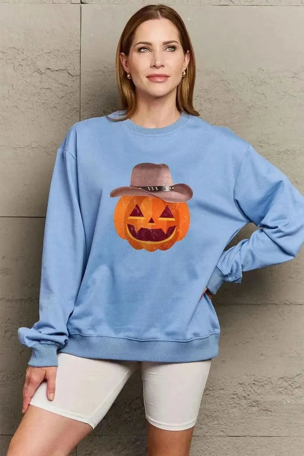 Simply Love Full Size Graphic Dropped Shoulder Sweatshirt - Bad Moms Club