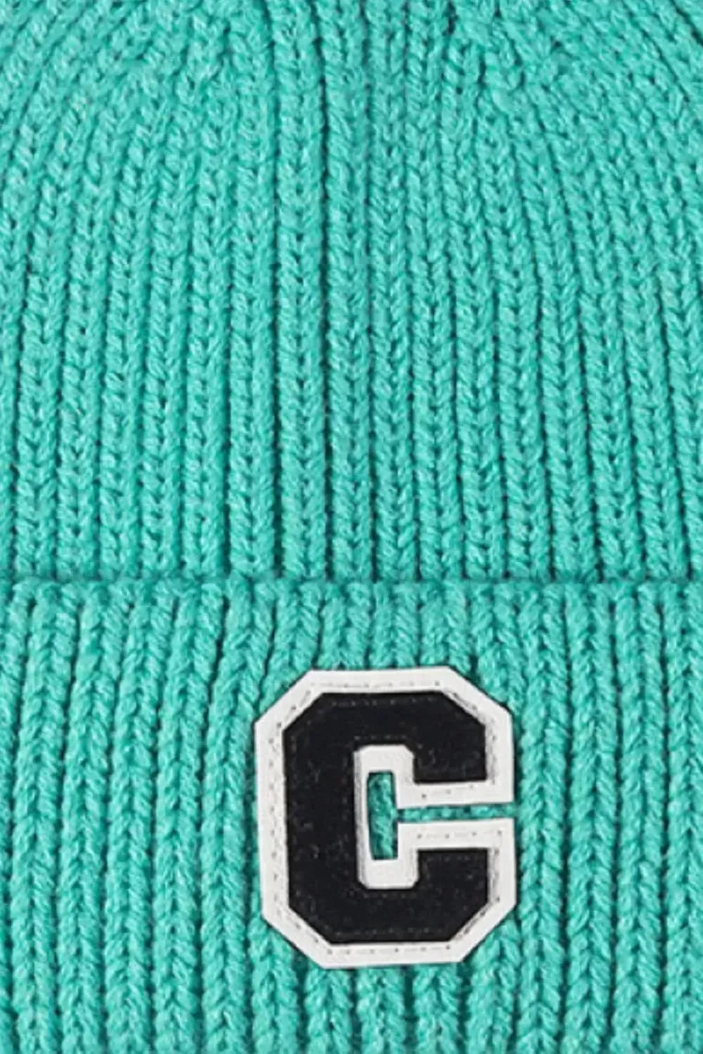 Letter C Patch Cuffed Beanie - Bad Moms Club