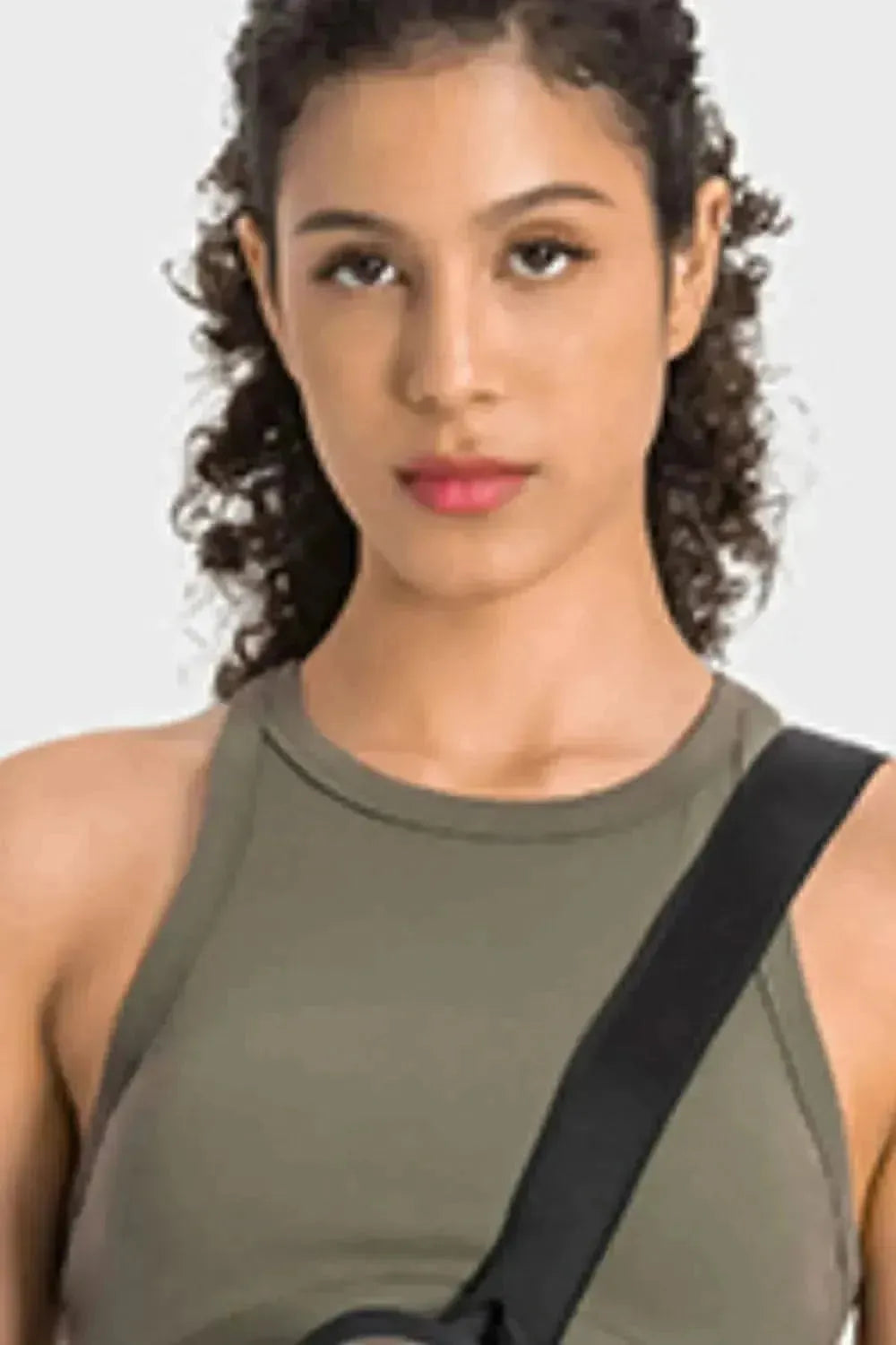 Racerback Cropped Sports Tank - Bad Moms Club
