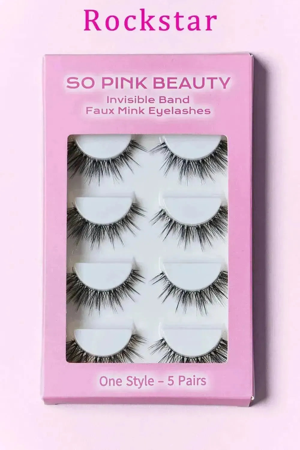 SO PINK BEAUTY Faux Mink Eyelashes 5 Pairs - Bad Moms Club