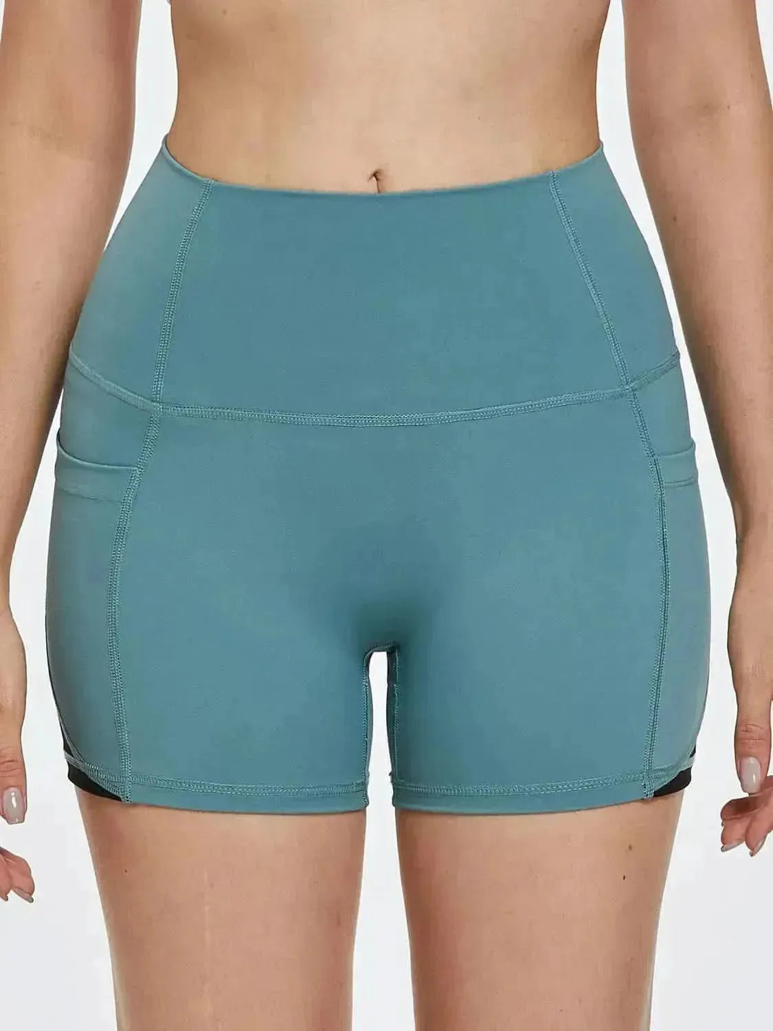 High Waist Active Shorts - Bad Moms Club