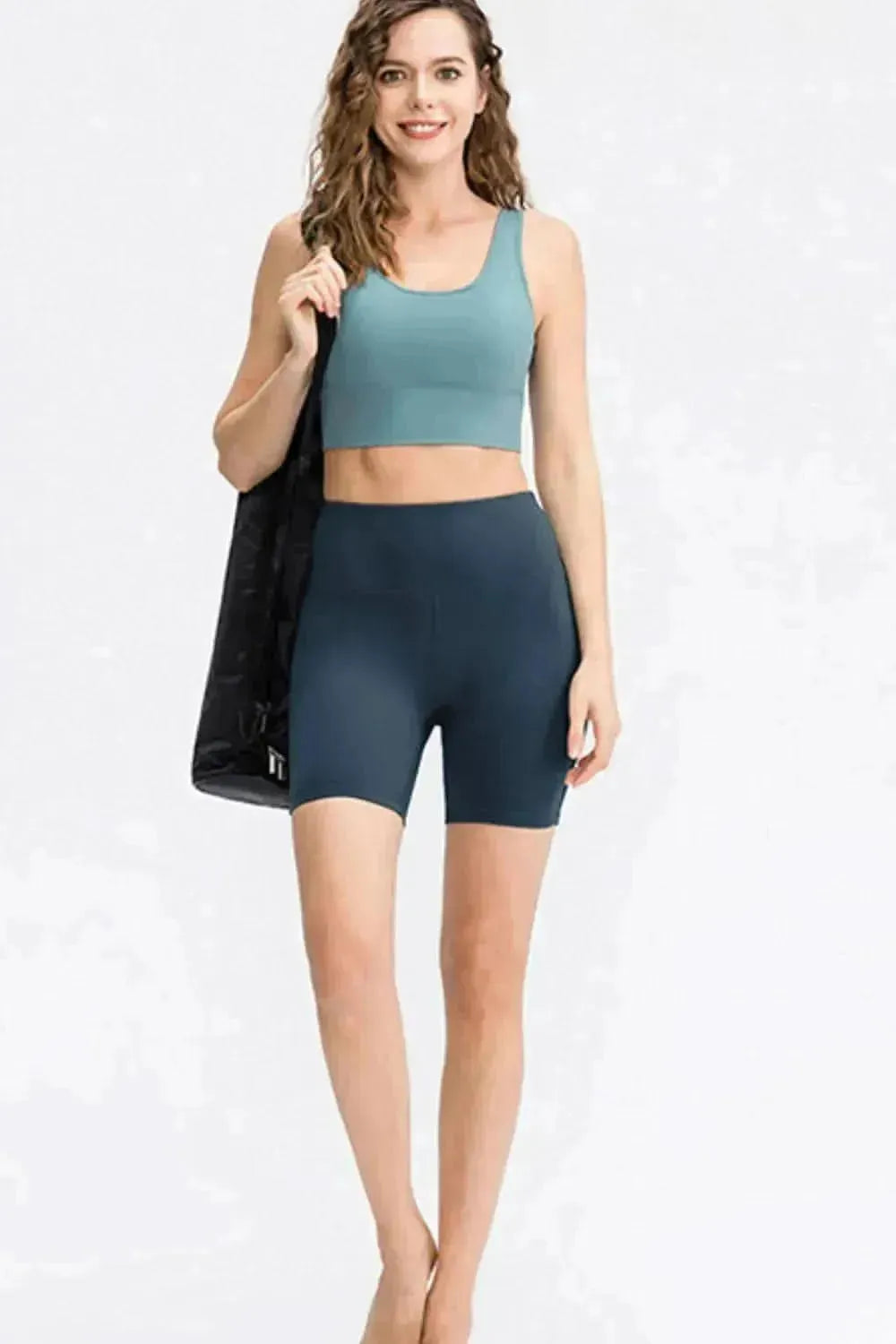 Wide Waistband Sports Shorts - Bad Moms Club