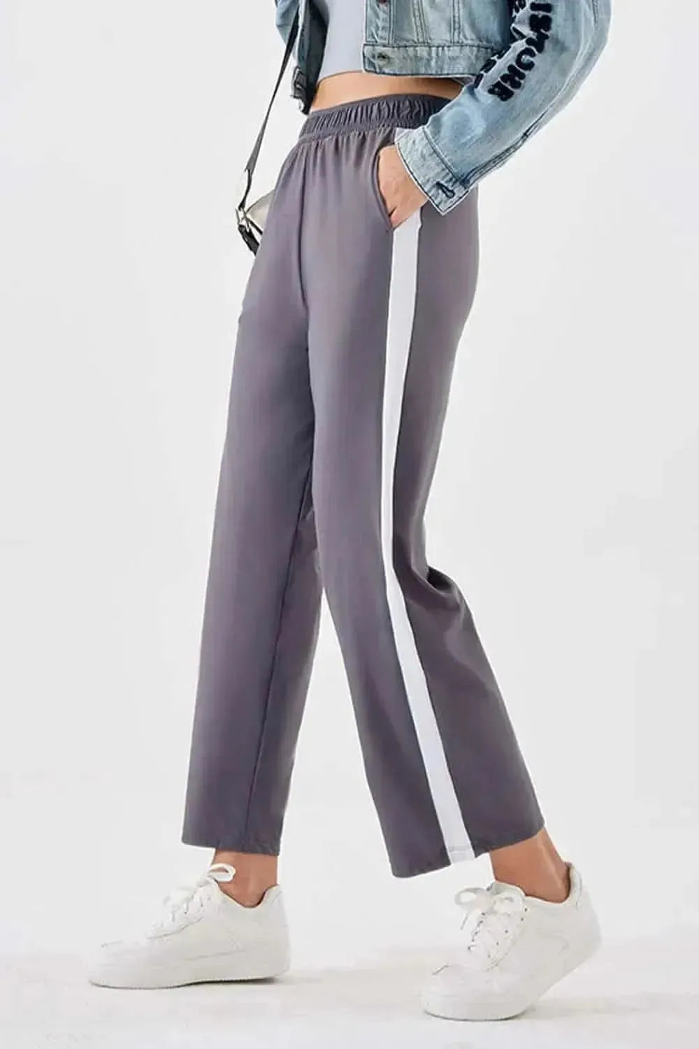 Seam Detail Long Pants - Bad Moms Club