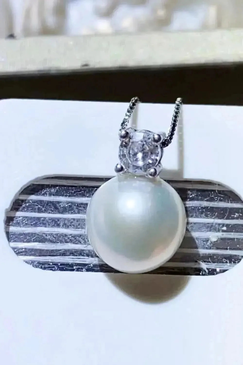 Freshwater Pearl 925 Sterling Silver Necklace - Bad Moms Club