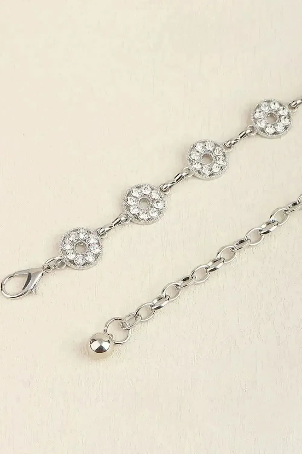 Rhinestone Decor Zinc Alloy Belt - Bad Moms Club