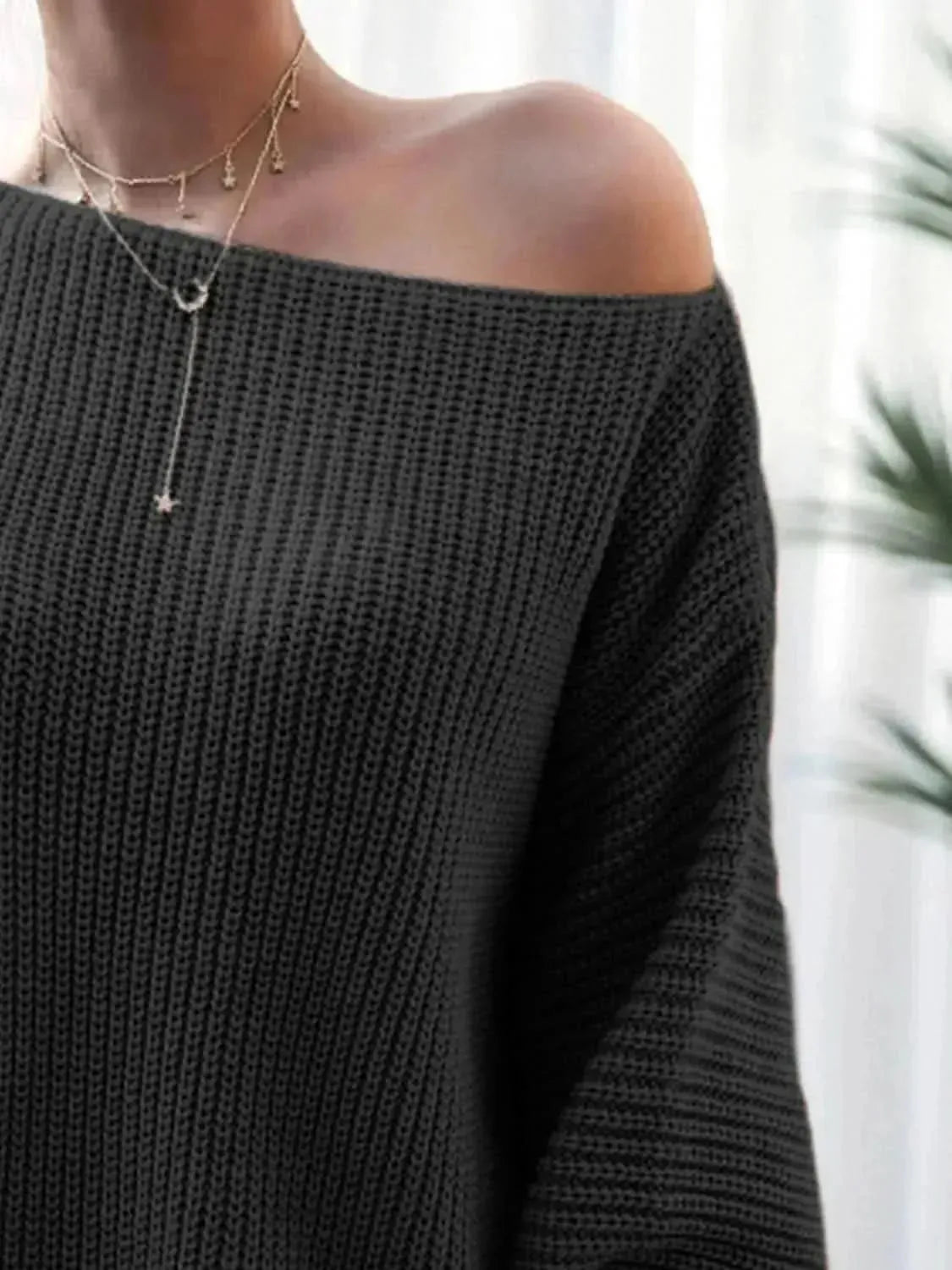 Rib-Knit Mini Sweater Dress - Bad Moms Club