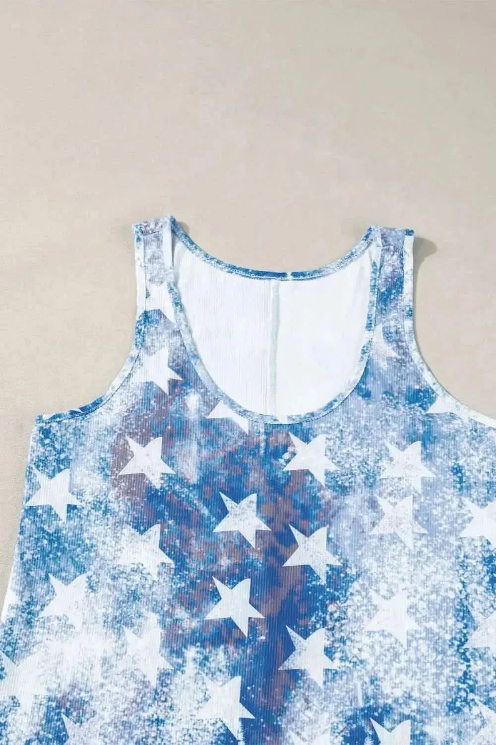 US Flag Scoop Neck Tank - Bad Moms Club
