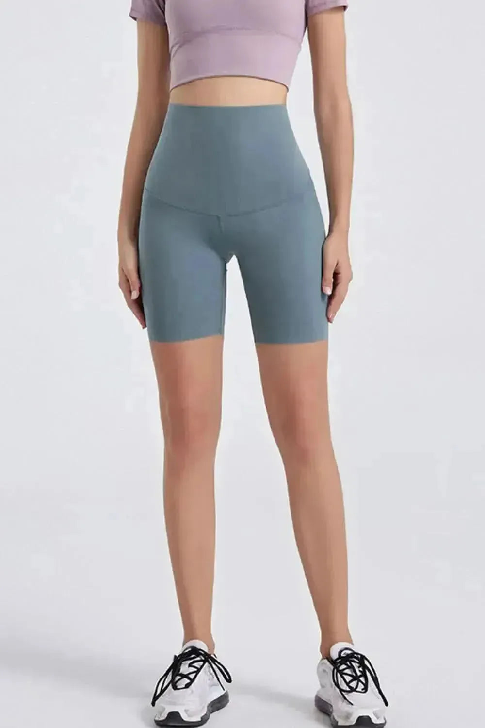 Wide Waistband Sports Shorts - Bad Moms Club