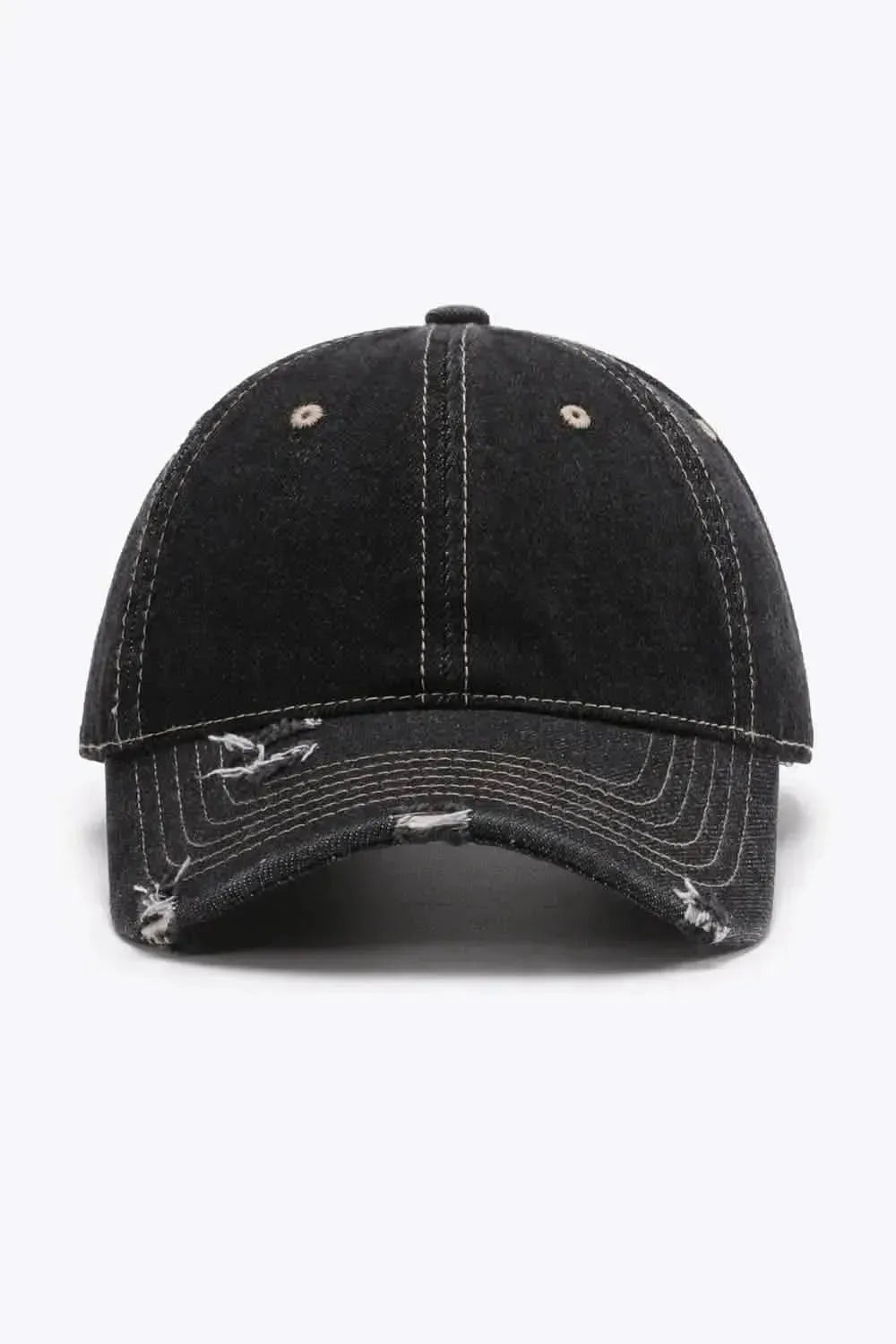 Distressed Adjustable Baseball Cap - Bad Moms Club