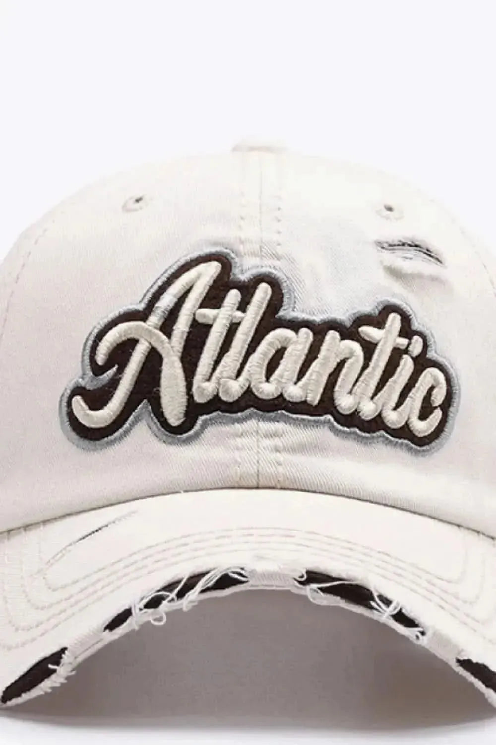 ATLANTIC Graphic Distressed Baseball Cap - Bad Moms Club