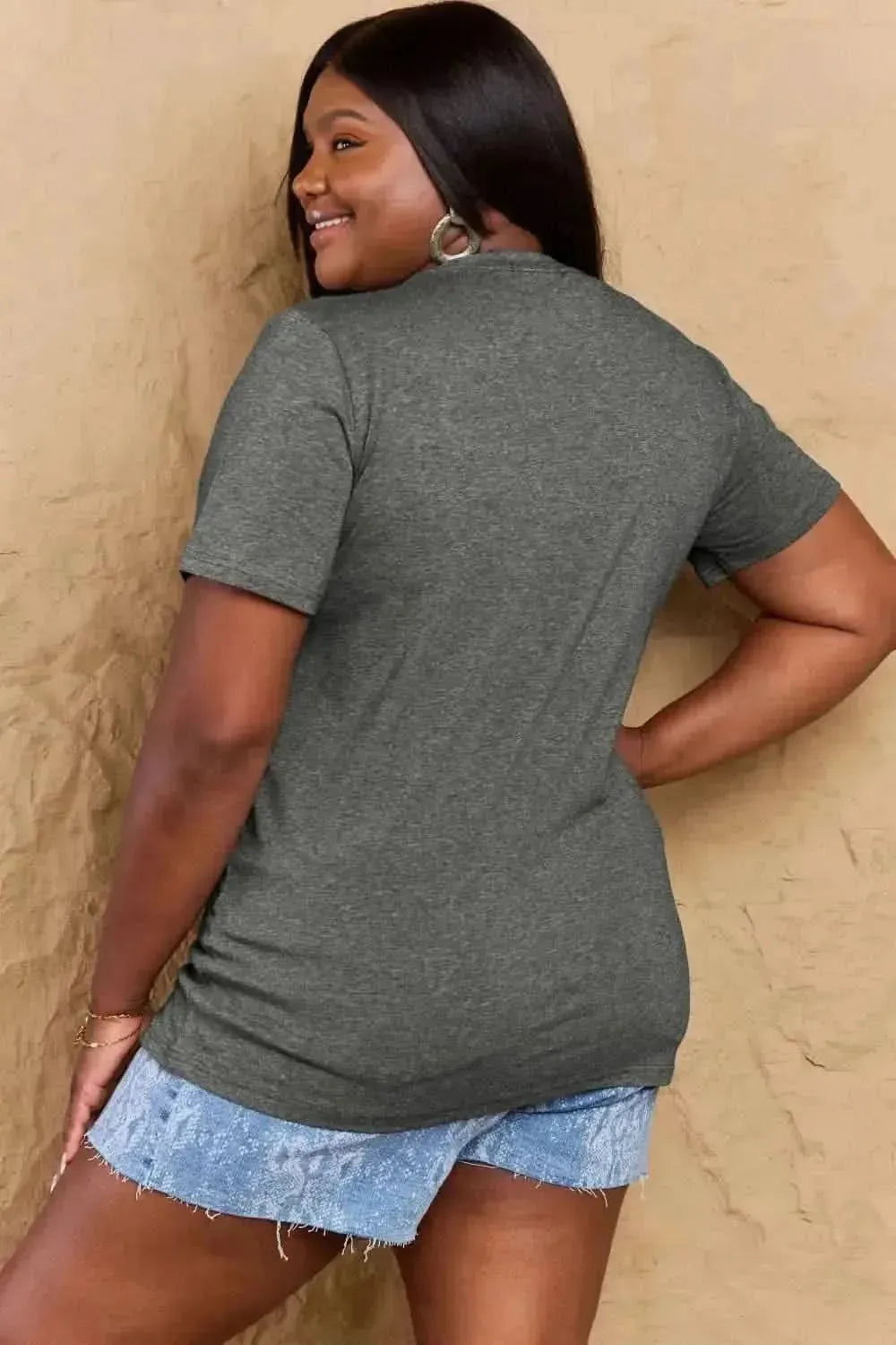 Simply Love Full Size BOO Graphic Cotton T-Shirt - Bad Moms Club