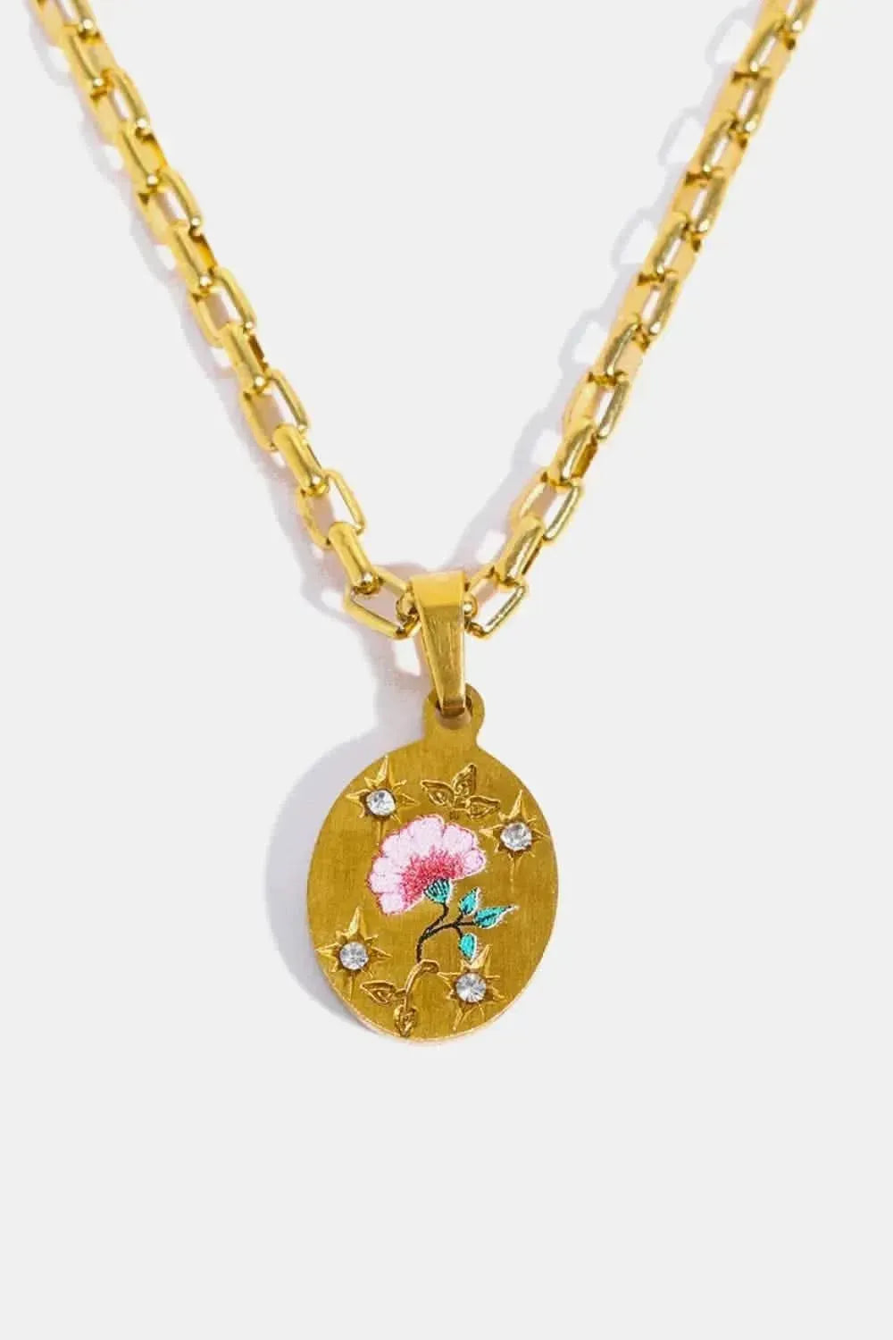 Stainless Steel 18K Gold-Plated Necklace - Bad Moms Club