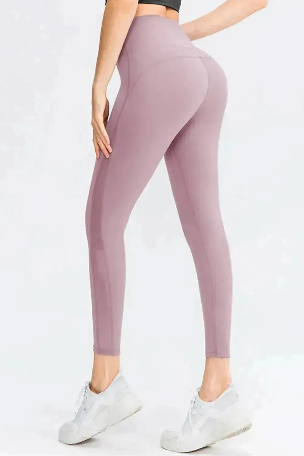 Wide Waistband Slim Fit Long Sports Pants - Bad Moms Club