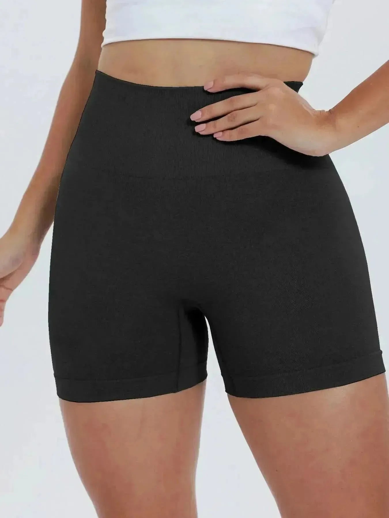 High Waist Active Shorts - Bad Moms Club