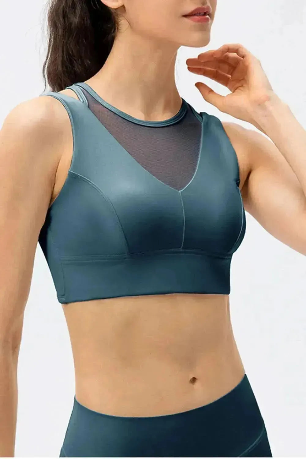 Cutout Wide Strap Active Tank - Bad Moms Club