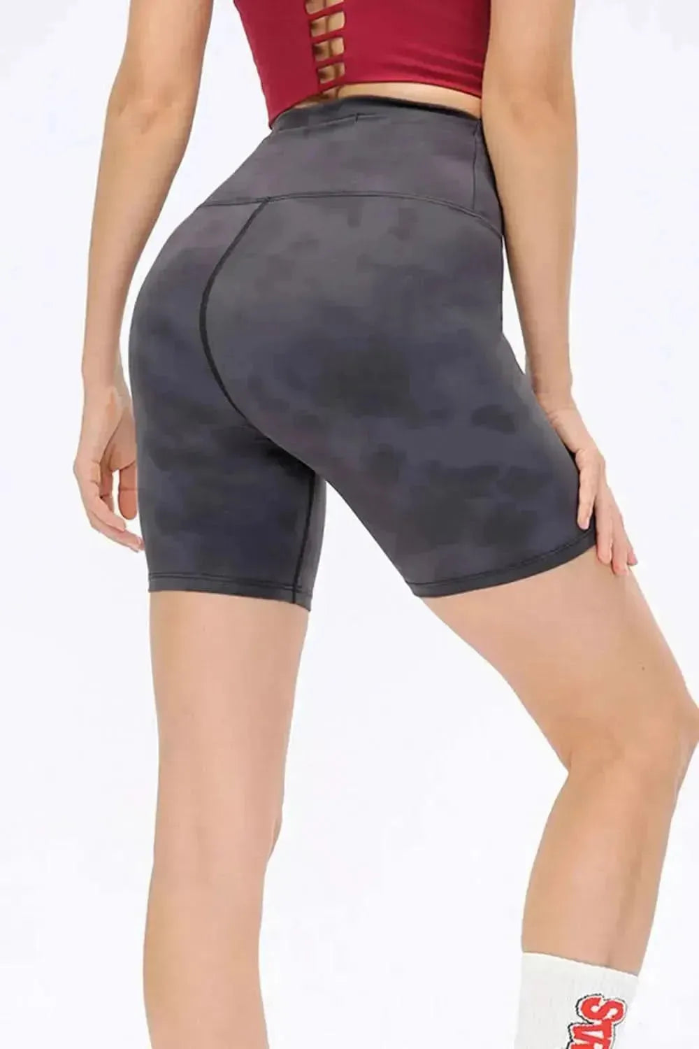 Wide Waistband Sports Shorts - Bad Moms Club
