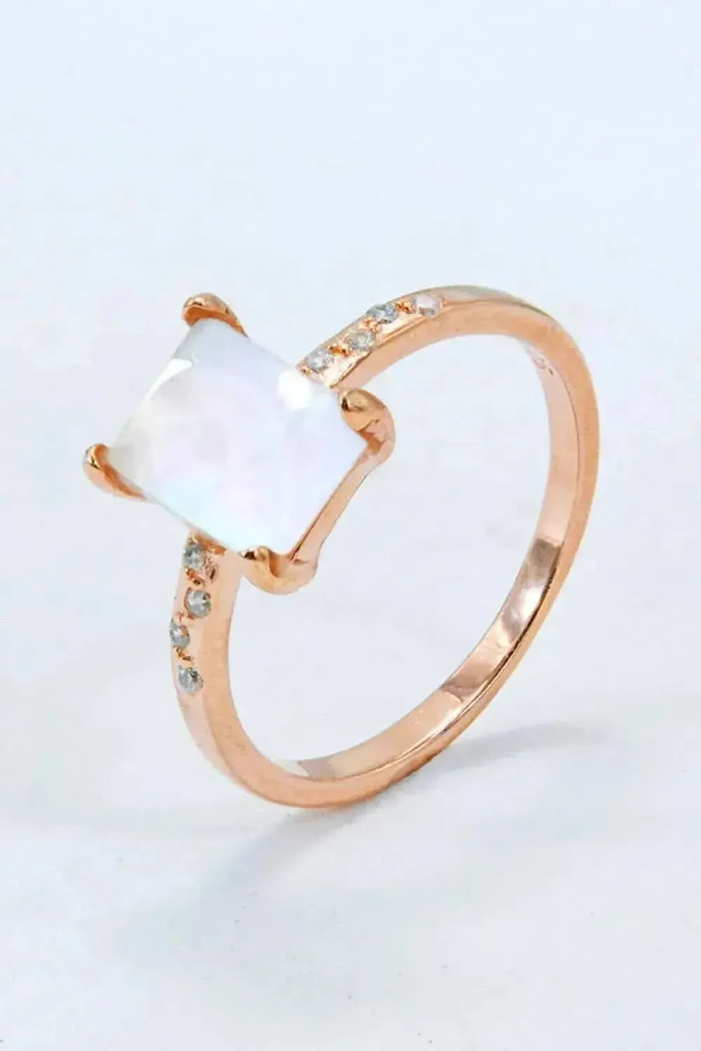 Square Moonstone Ring - Bad Moms Club