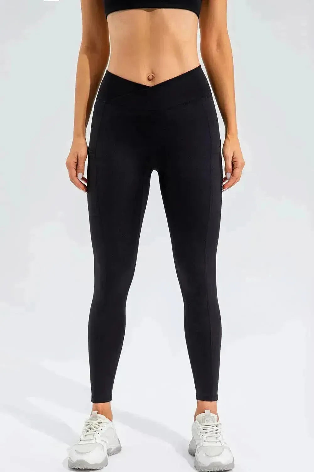 High Waist Active Leggings with Pockets - Bad Moms Club
