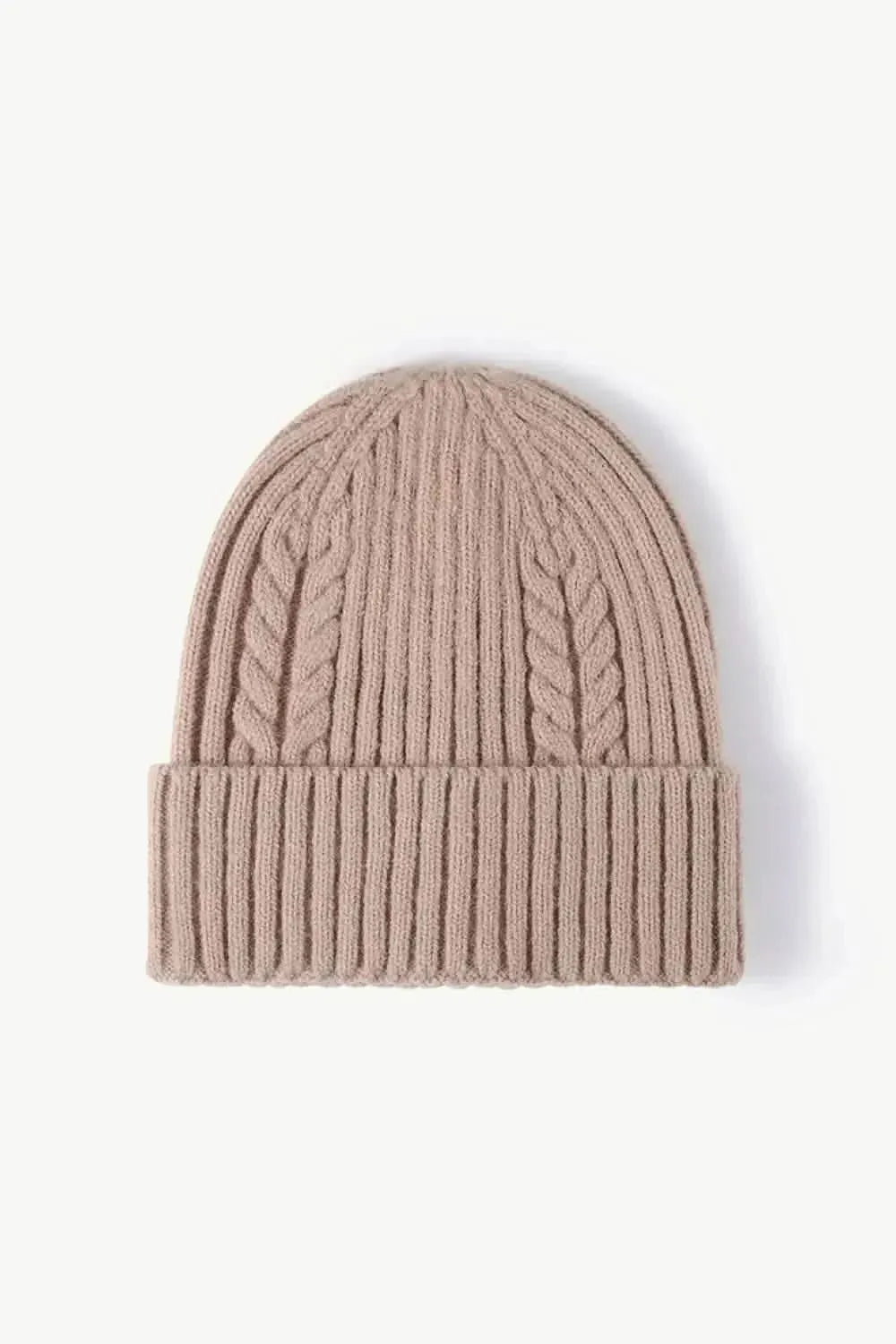 Cable-Knit Cuff Beanie - Bad Moms Club