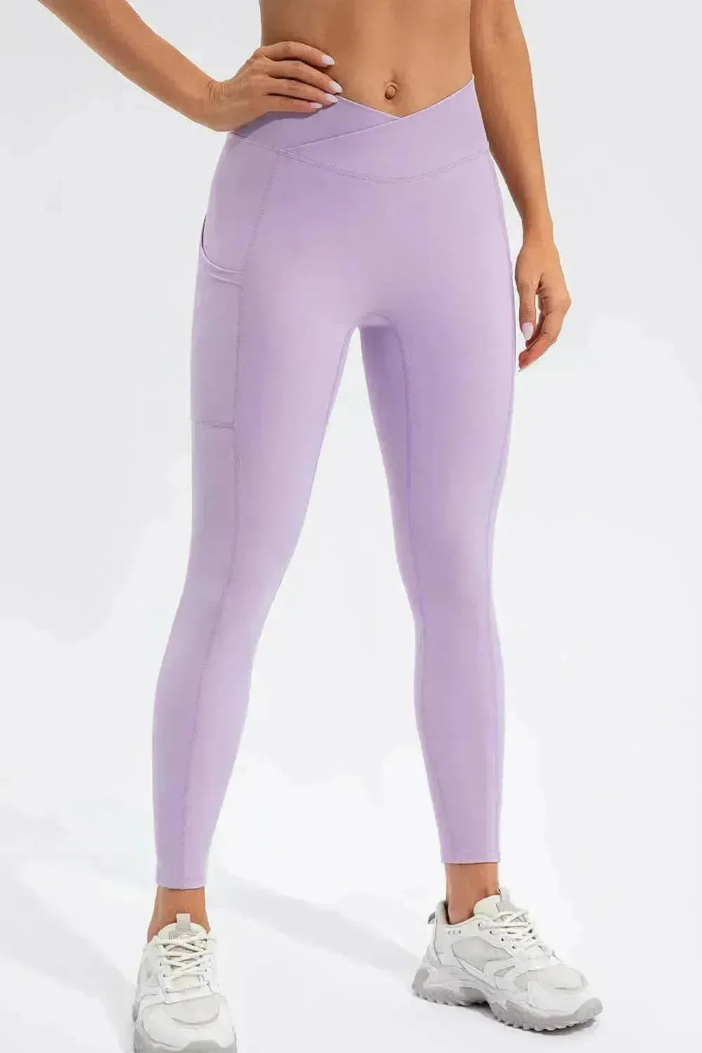 High Waist Active Leggings with Pockets - Bad Moms Club