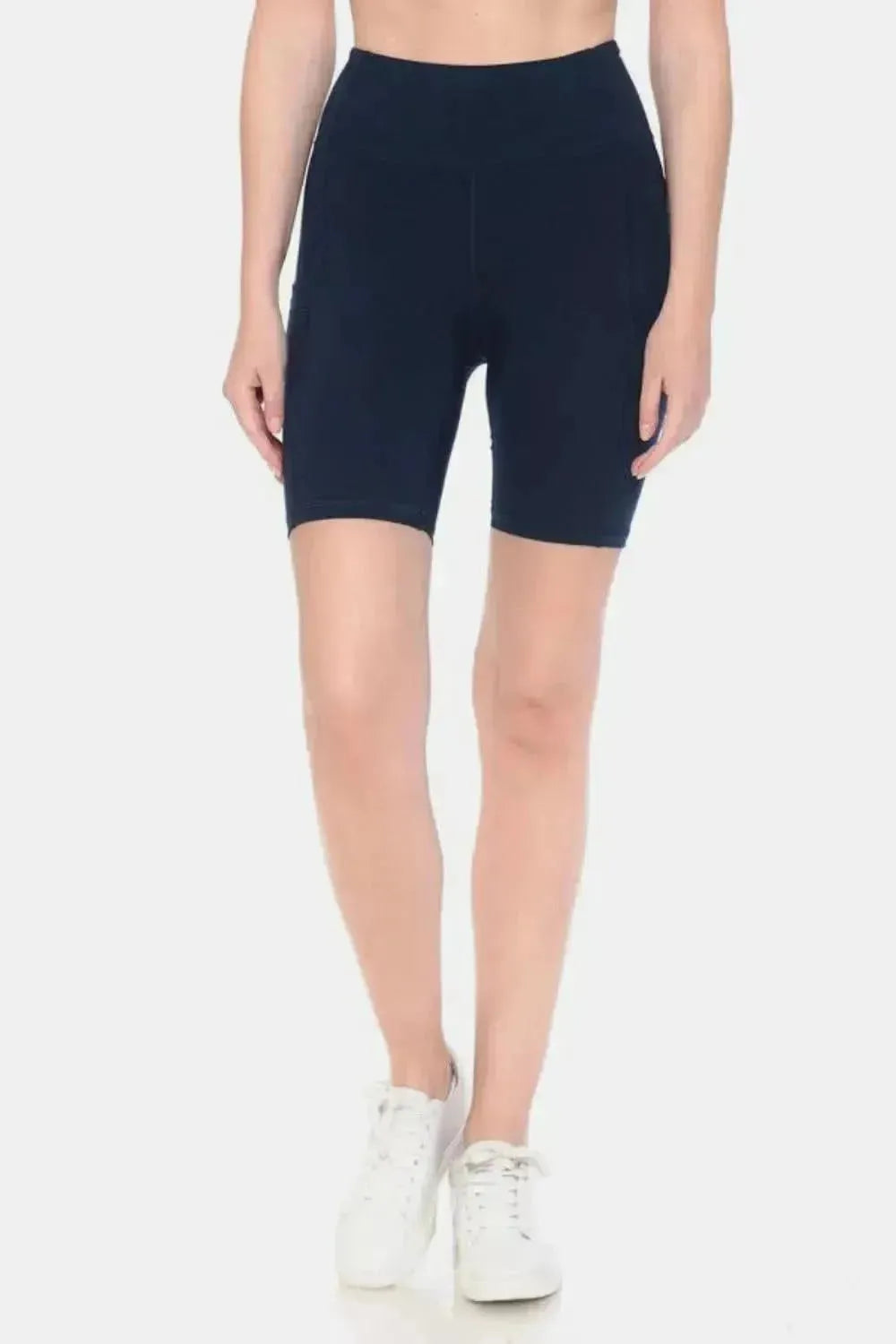 Leggings Depot Full Size High Waist Active Shorts - Bad Moms Club