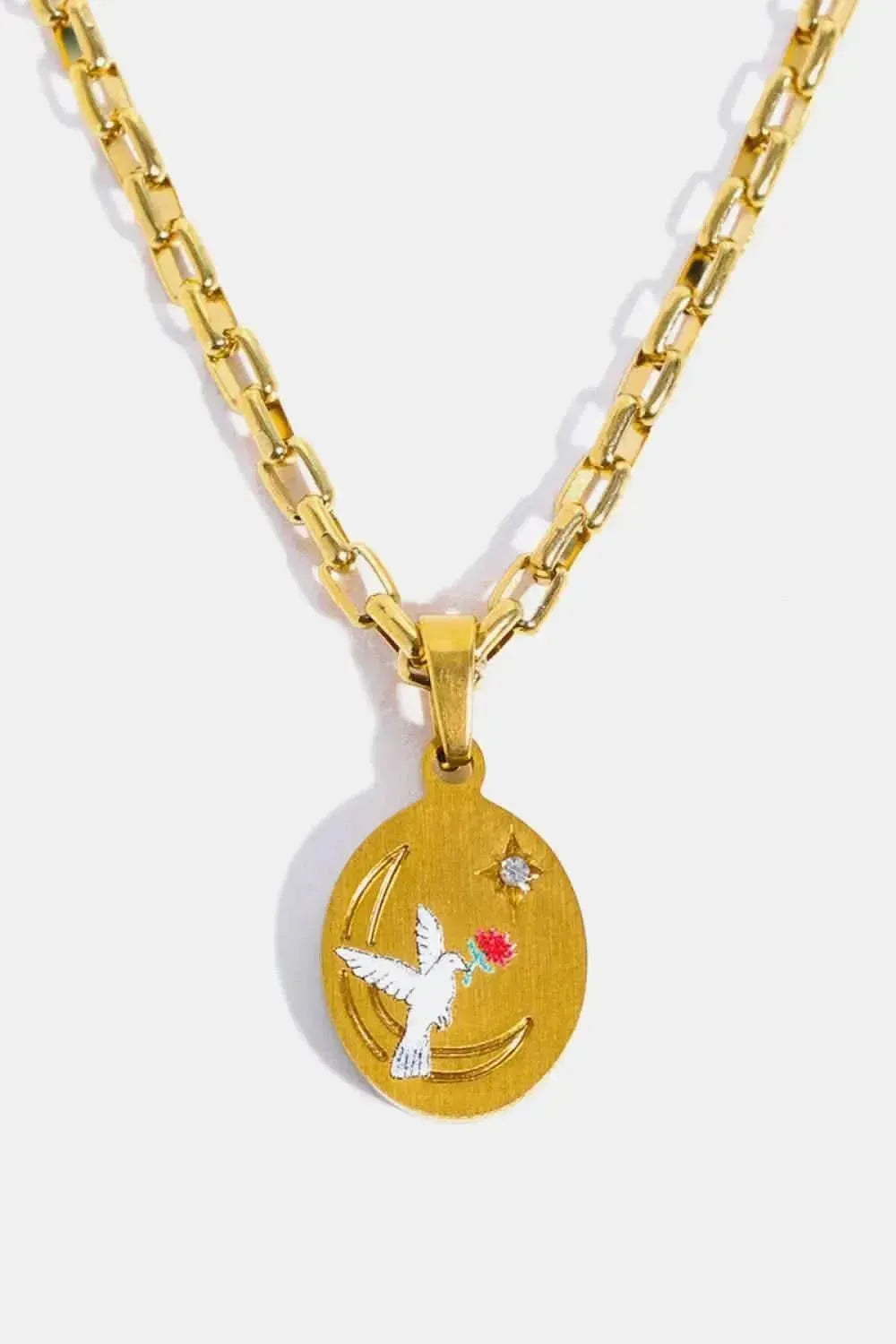 Stainless Steel 18K Gold-Plated Necklace - Bad Moms Club