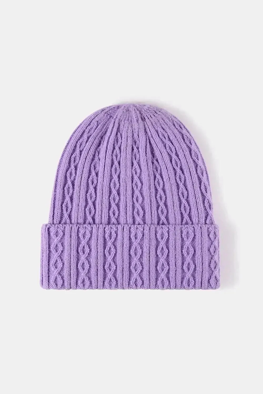 Mixed Knit Cuff Beanie - Bad Moms Club