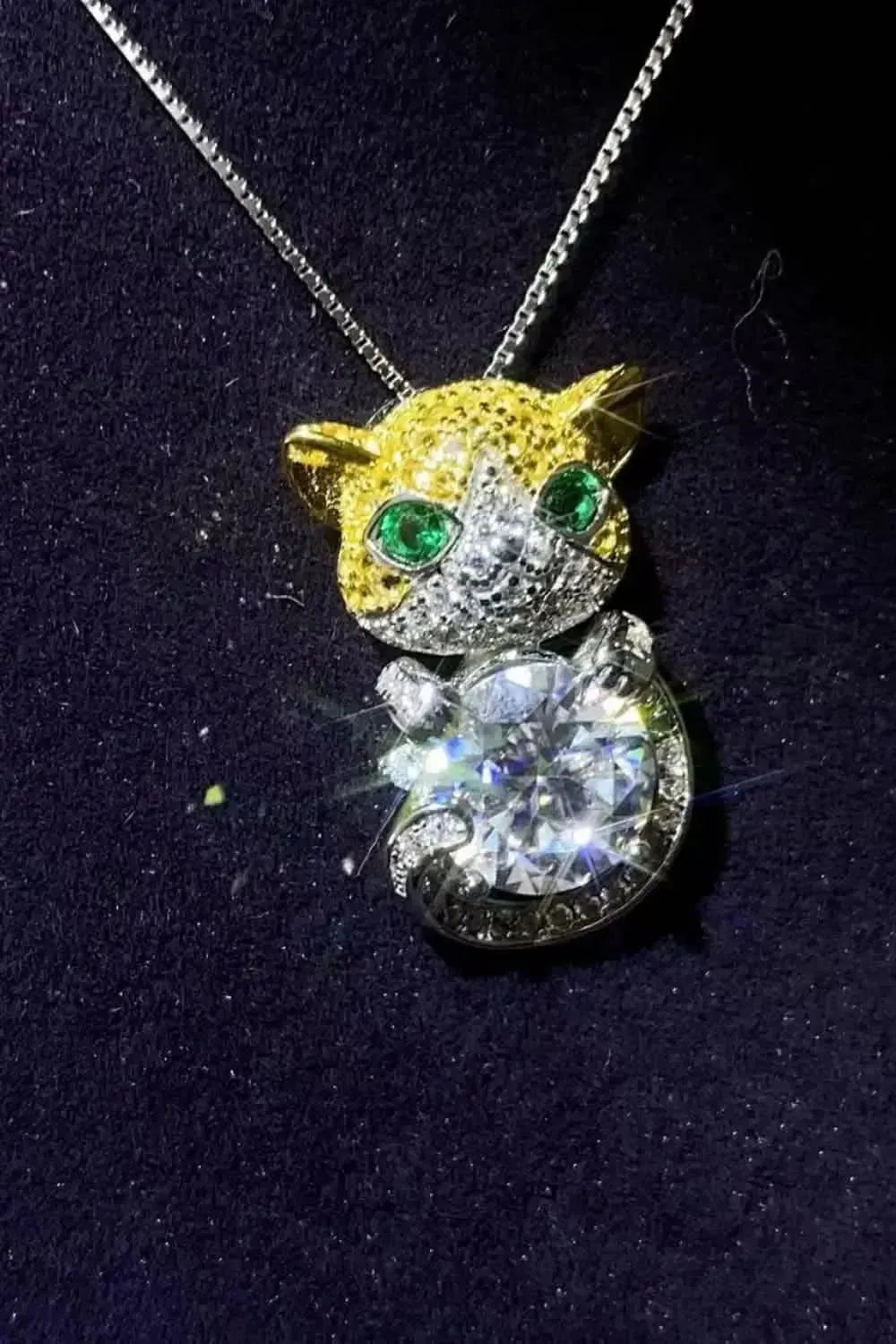 2 Carat Moissanite 925 Sterling Silver Necklace - Bad Moms Club