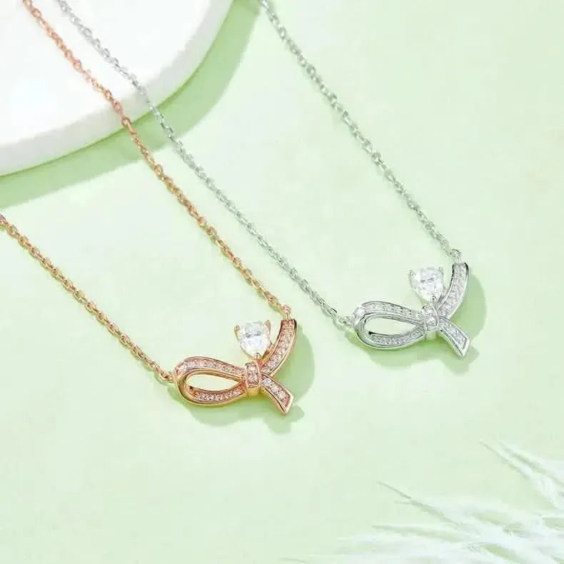 Moissanite 925 Sterling Silver Necklace - Bad Moms Club