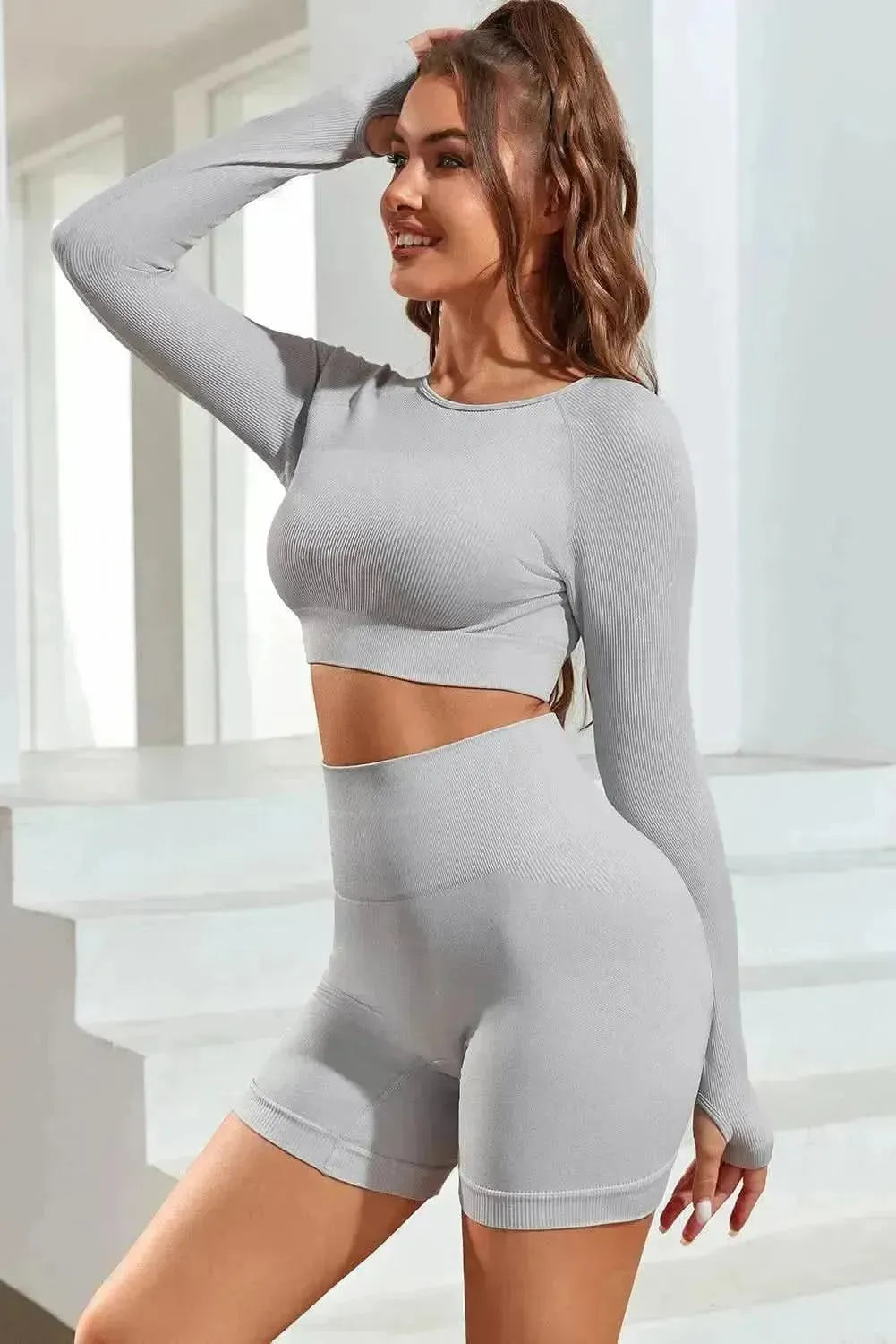 Wide Waistband Sports Shorts - Bad Moms Club
