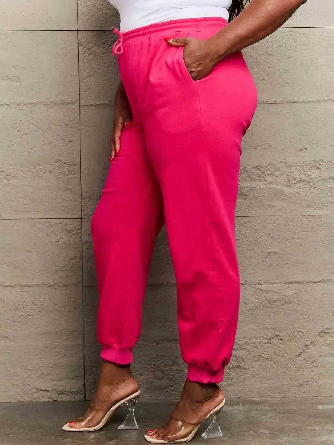 Simply Love Full Size Drawstring Sweatpants - Bad Moms Club