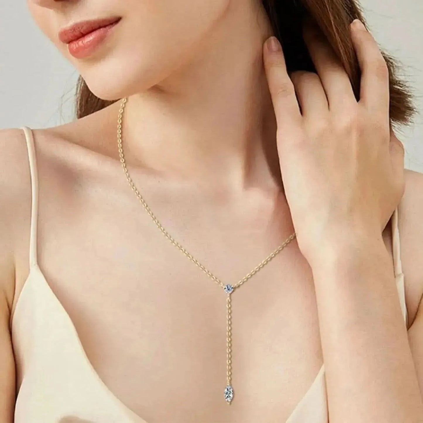 Moissanite 925 Sterling Silver Necklace - Bad Moms Club