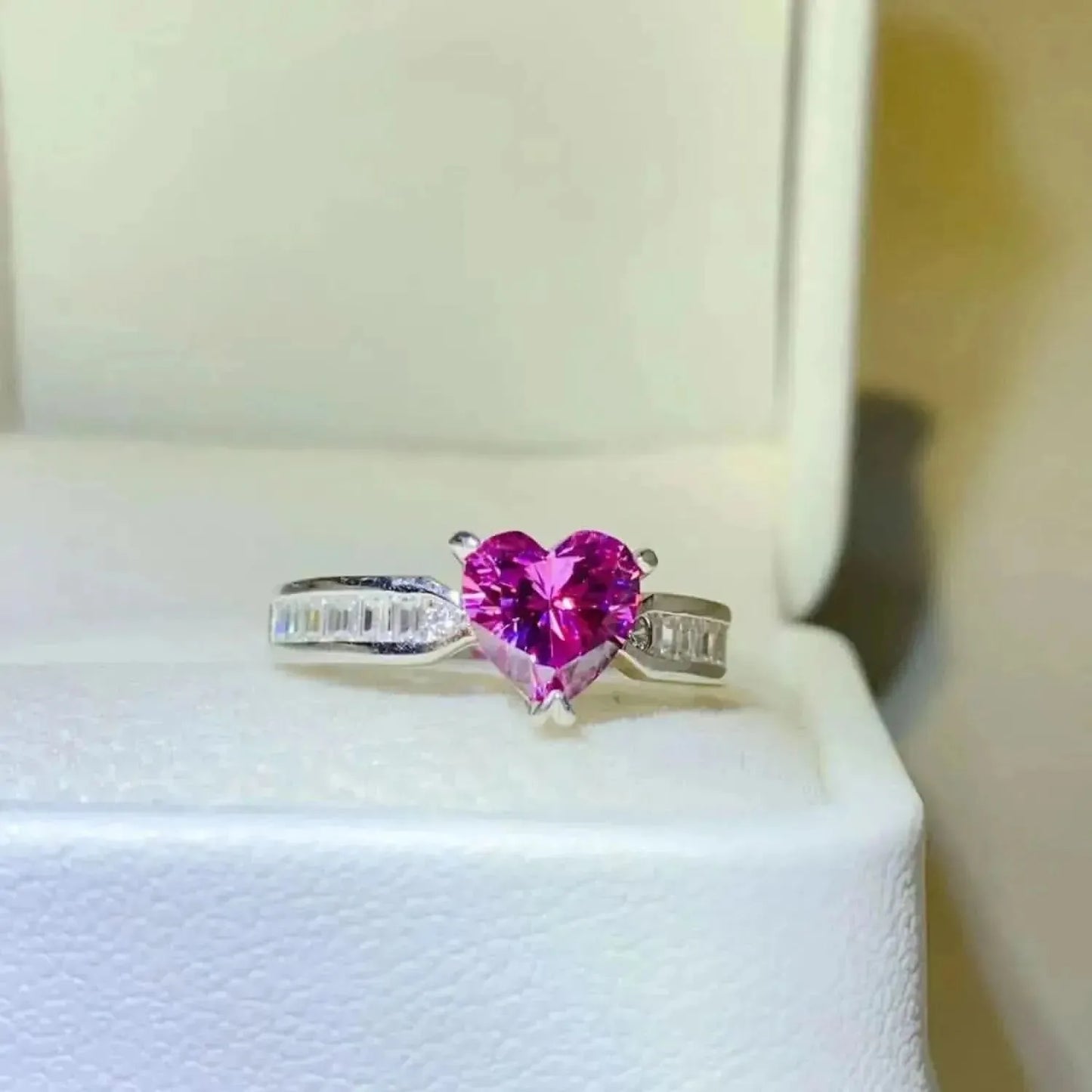 1 Carat Moissanite 925 Sterling Silver Ring - Bad Moms Club
