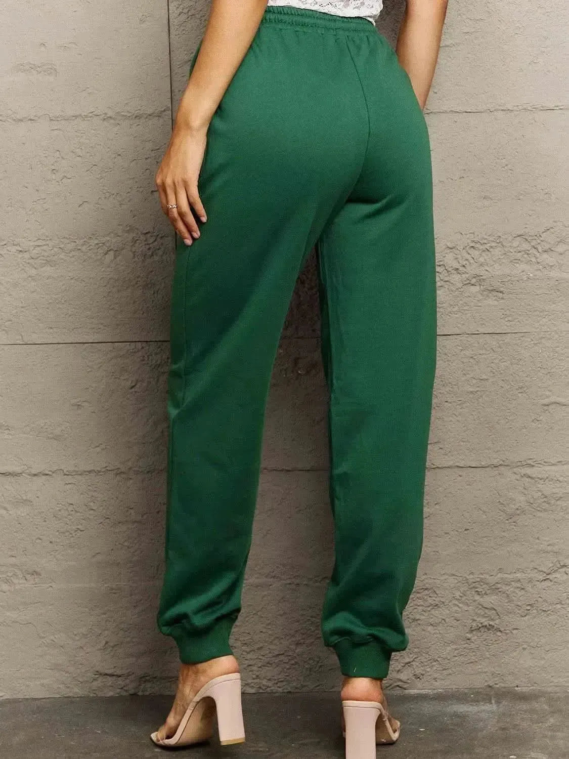 Simply Love Full Size Drawstring Sweatpants - Bad Moms Club