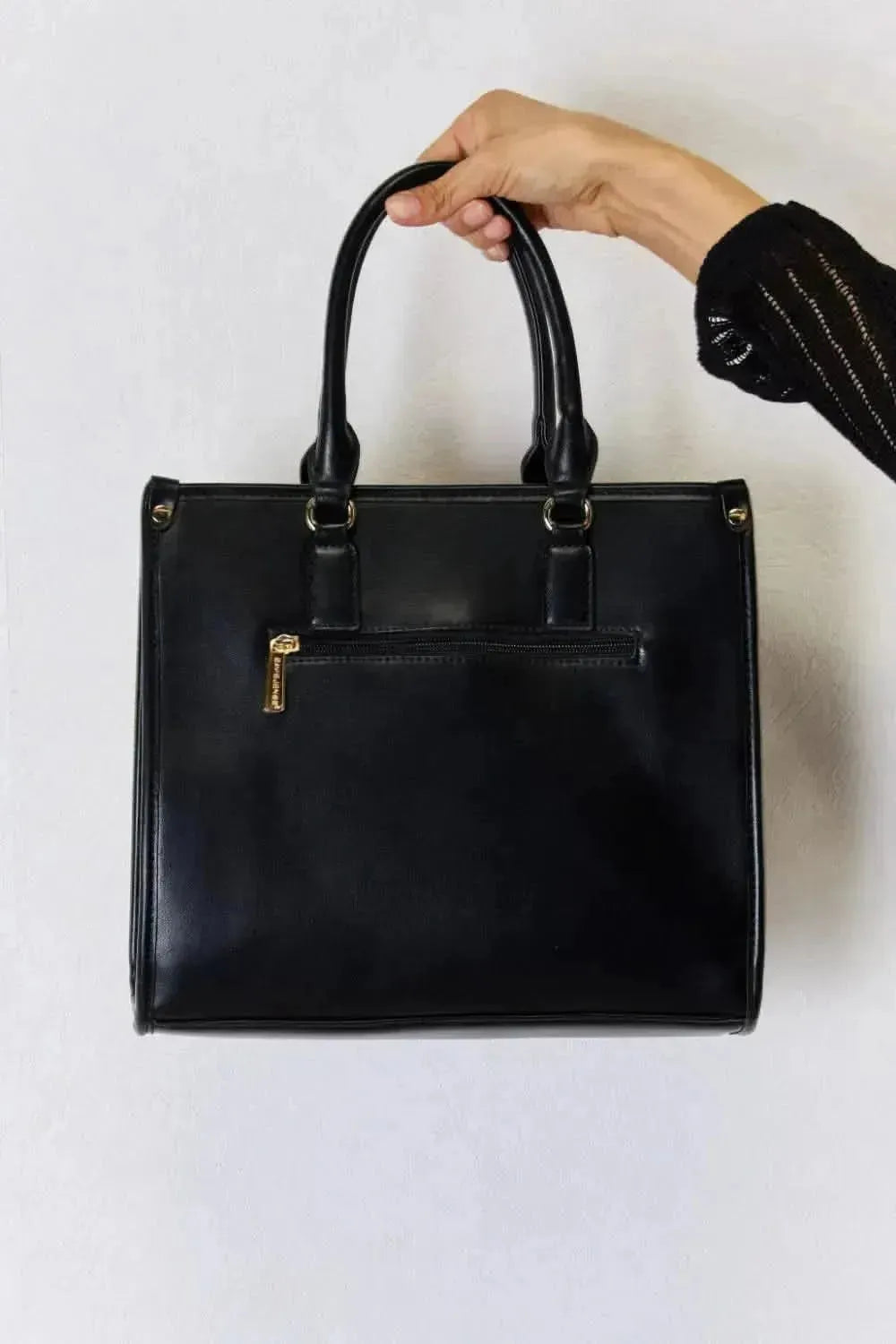 David Jones Argyle Pattern PU Leather Handbag - Bad Moms Club
