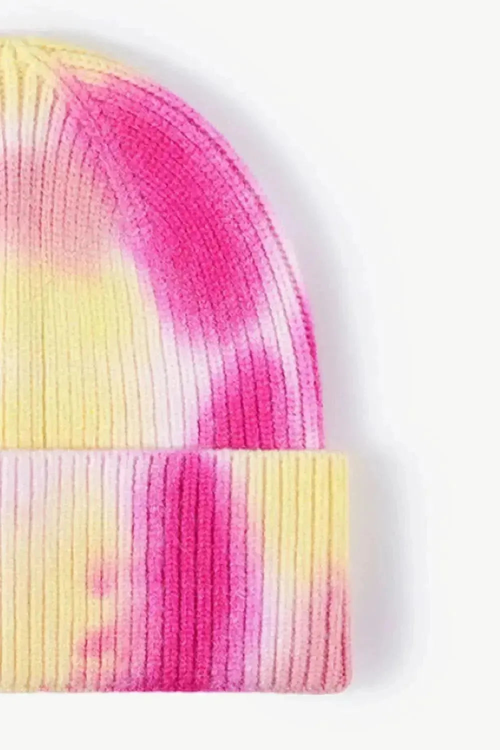 Tie-Dye Cuffed Knit Beanie - Bad Moms Club
