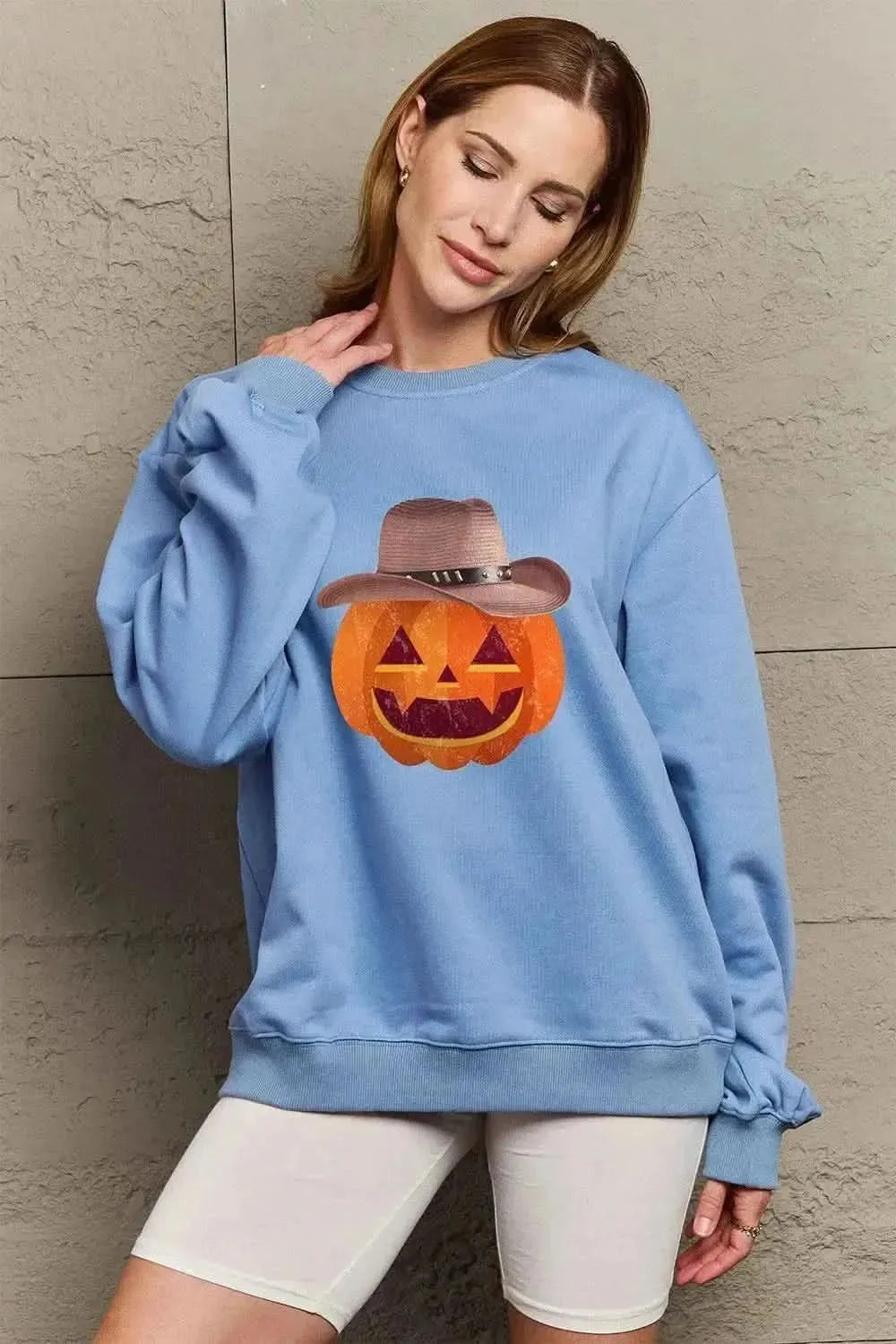Simply Love Full Size Graphic Dropped Shoulder Sweatshirt - Bad Moms Club