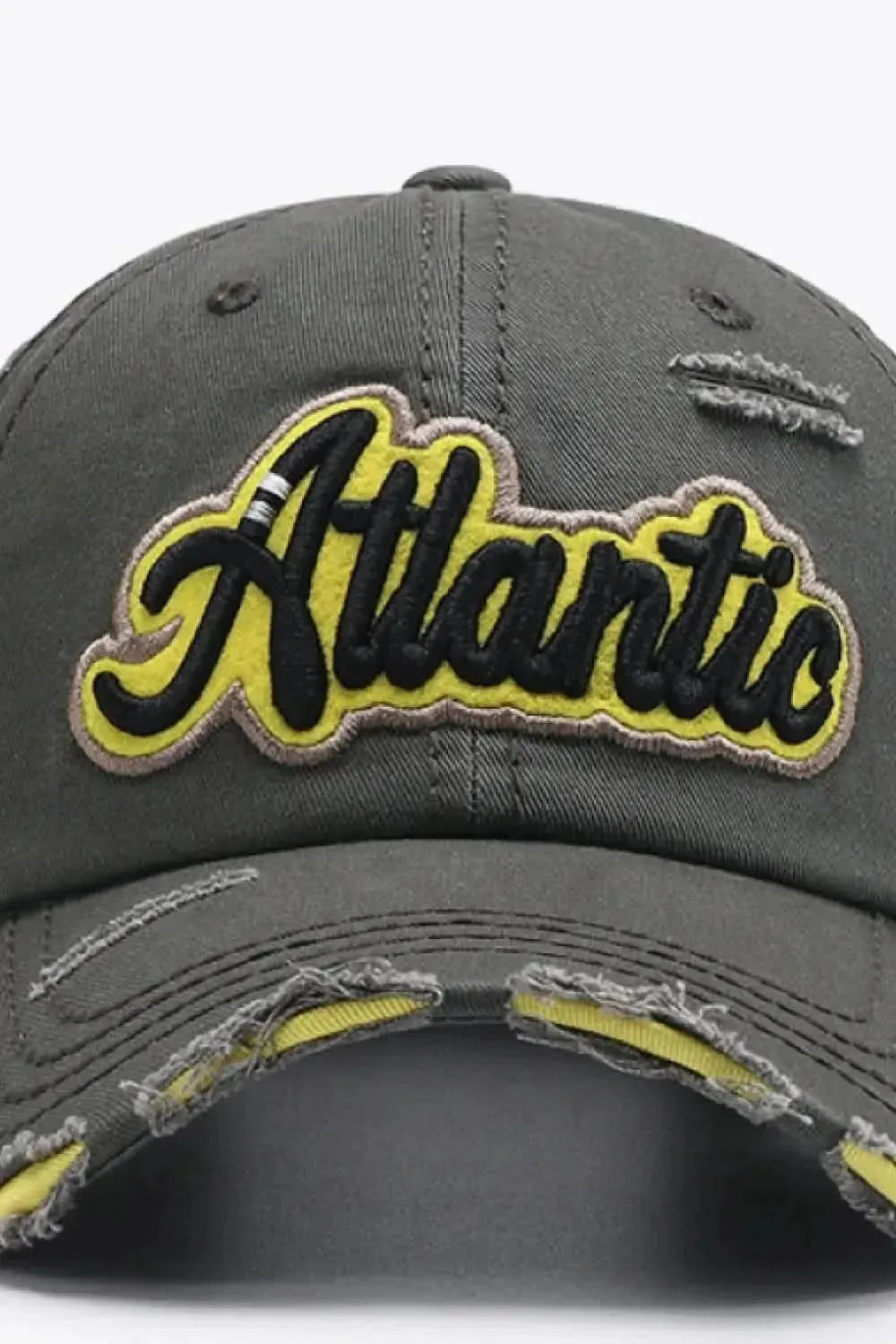 ATLANTIC Graphic Distressed Baseball Cap - Bad Moms Club