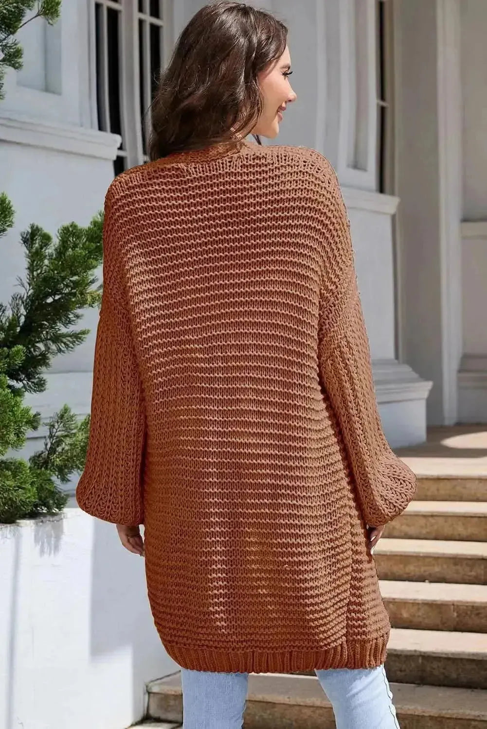 Open Front Longline Cardigan - Bad Moms Club