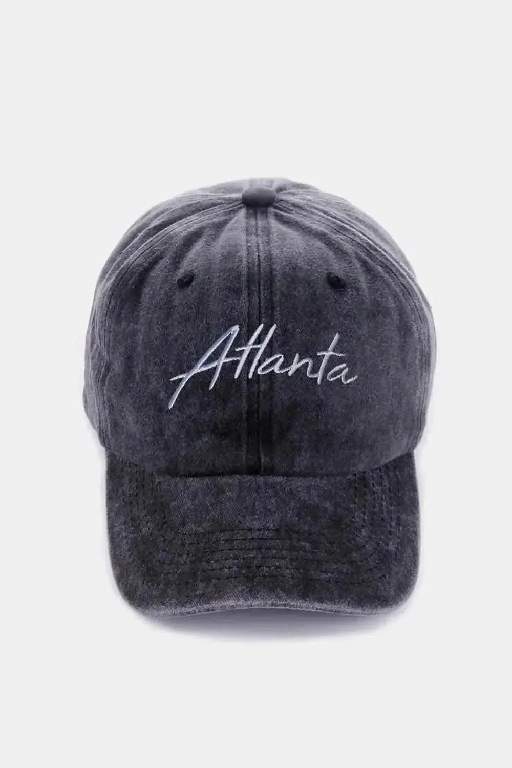 Zenana Washed ATLANTA Embroidered Baseball Cap - Bad Moms Club