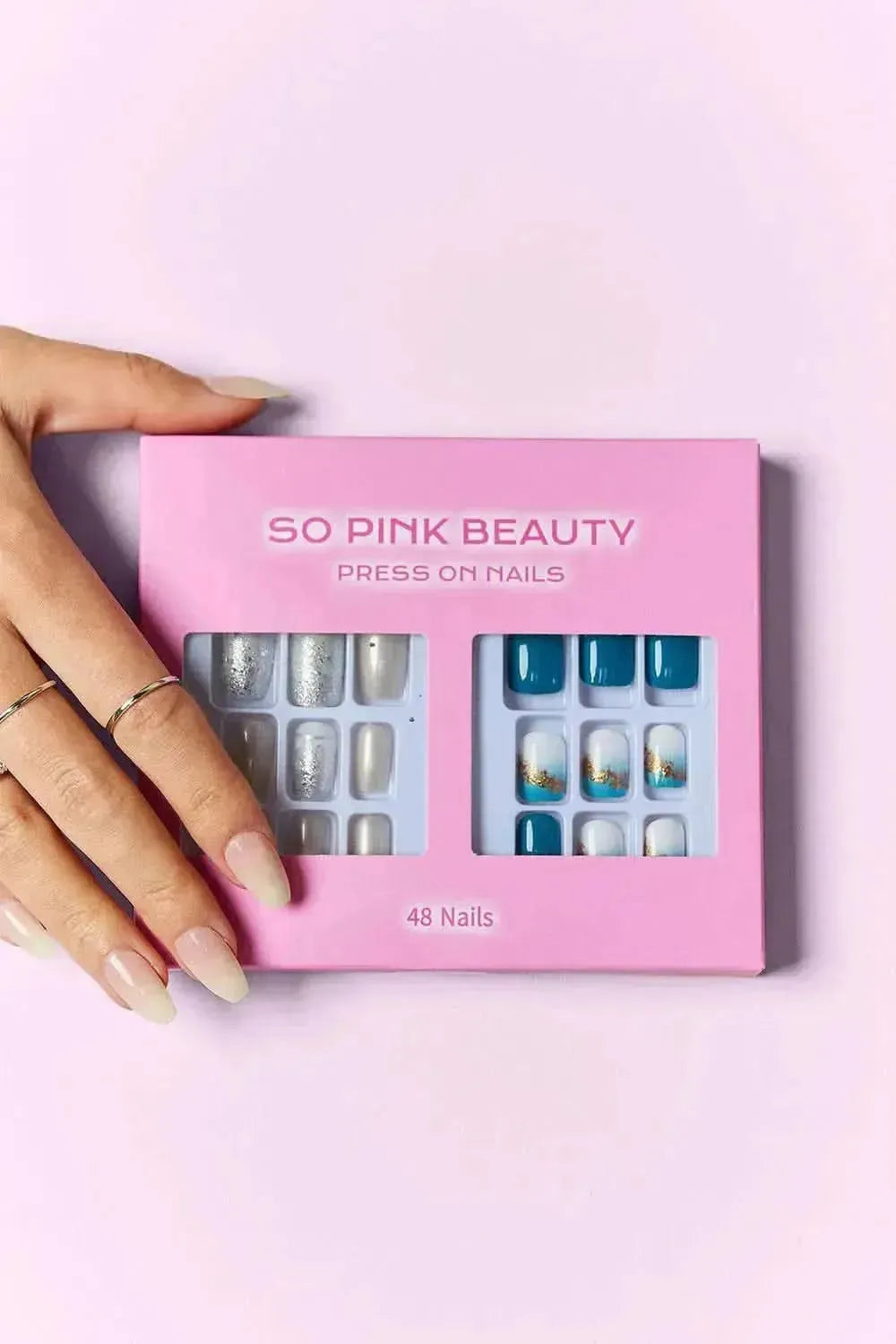 SO PINK BEAUTY Press On Nails 2 Packs - Bad Moms Club