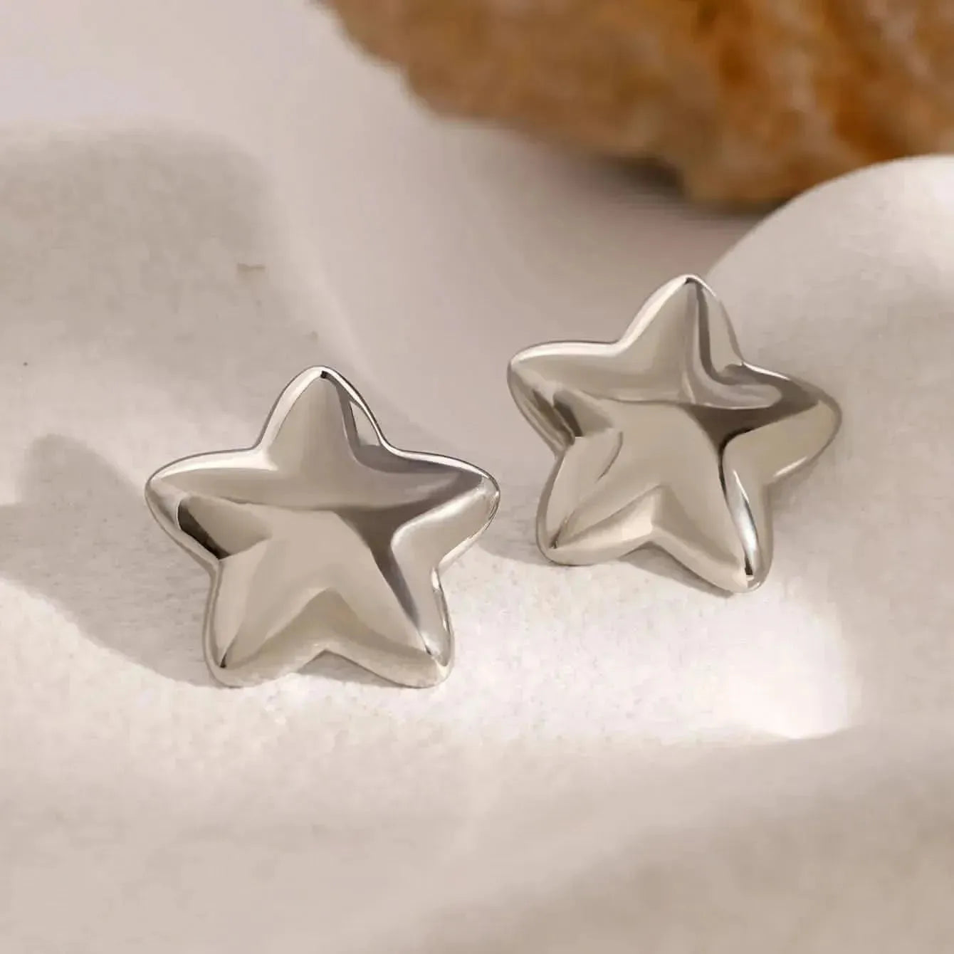Stainless Steel Star Stud Earrings - Bad Moms Club