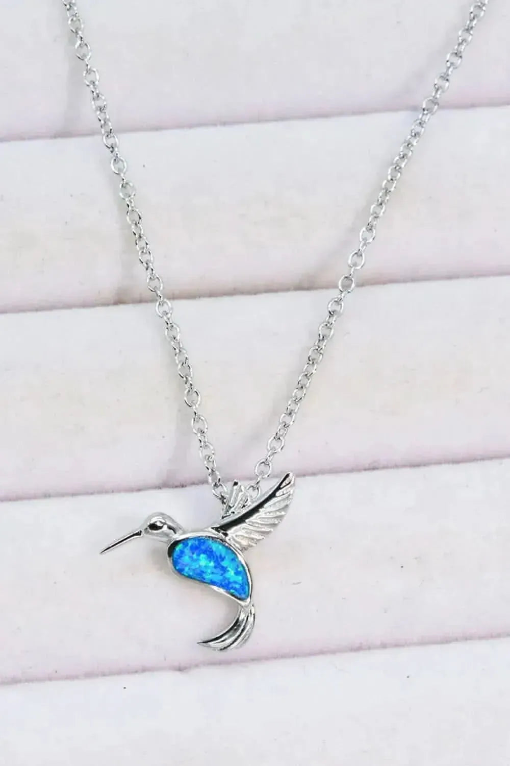 Opal Bird 925 Sterling Silver Necklace - Bad Moms Club