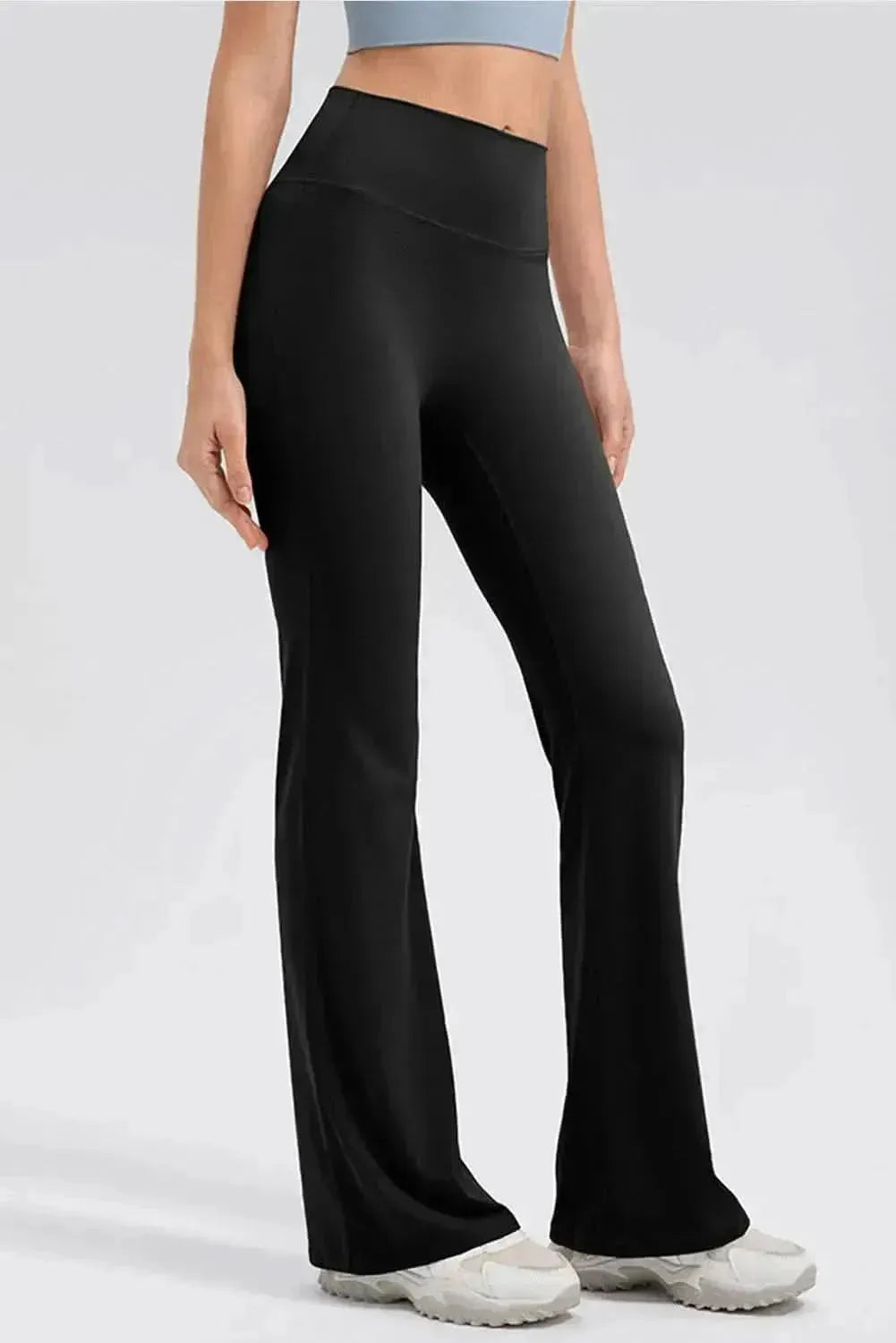 High Waist Straight Active Pants - Bad Moms Club