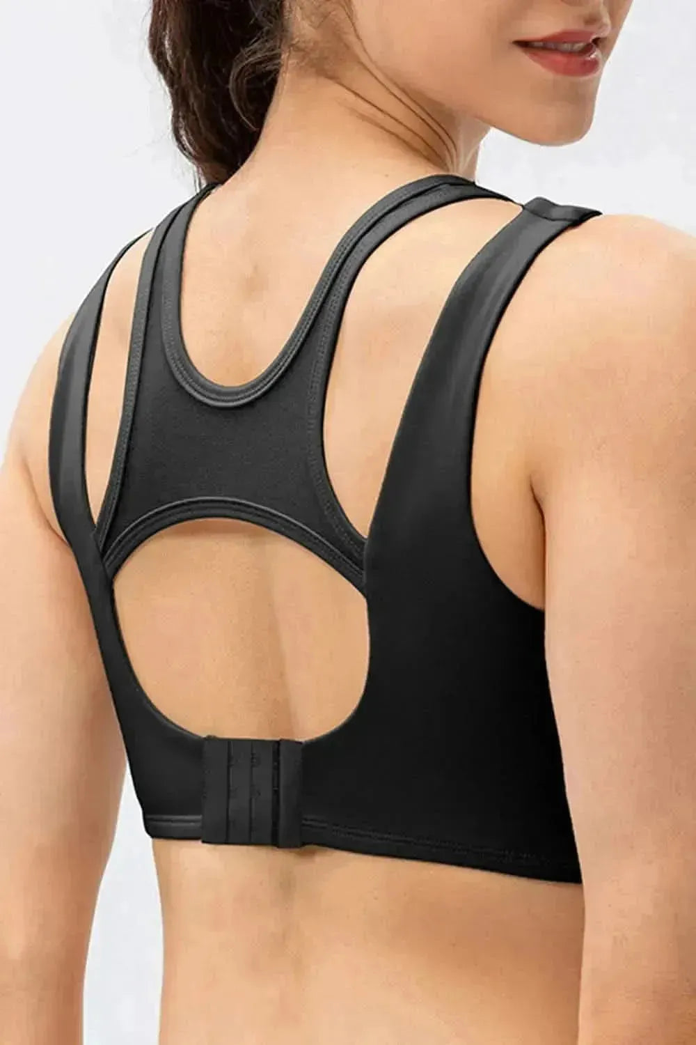 Cutout Wide Strap Active Tank - Bad Moms Club