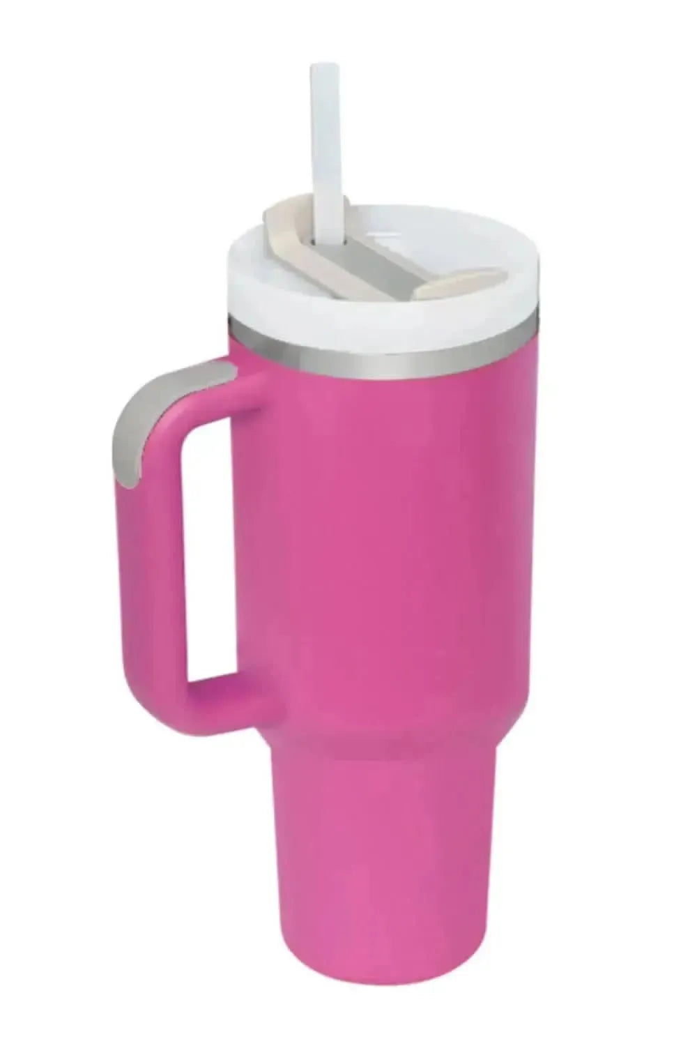 Stainless Steel Tumbler with Upgraded Handle and Straw - Bad Moms Club