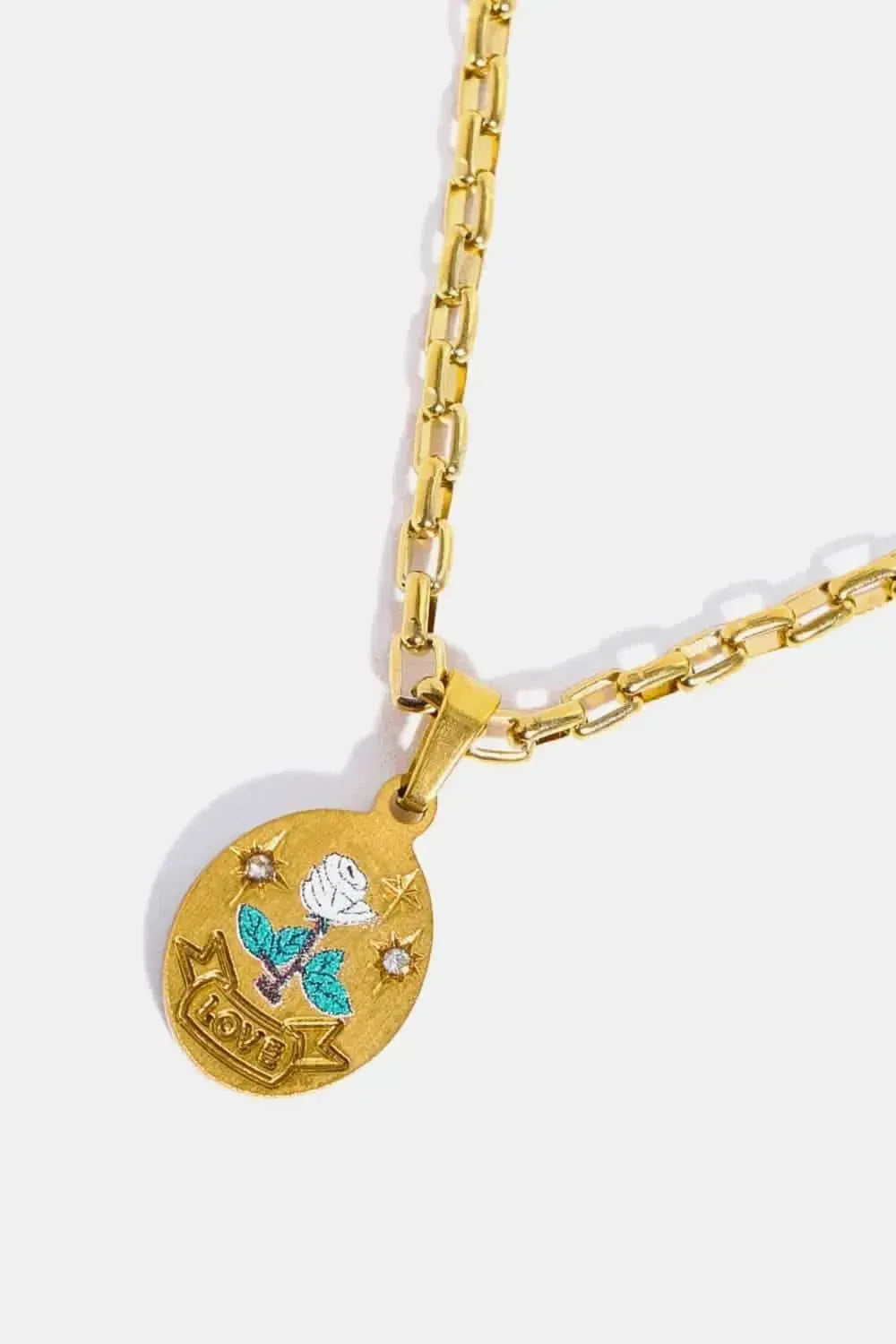 Stainless Steel 18K Gold-Plated Necklace - Bad Moms Club