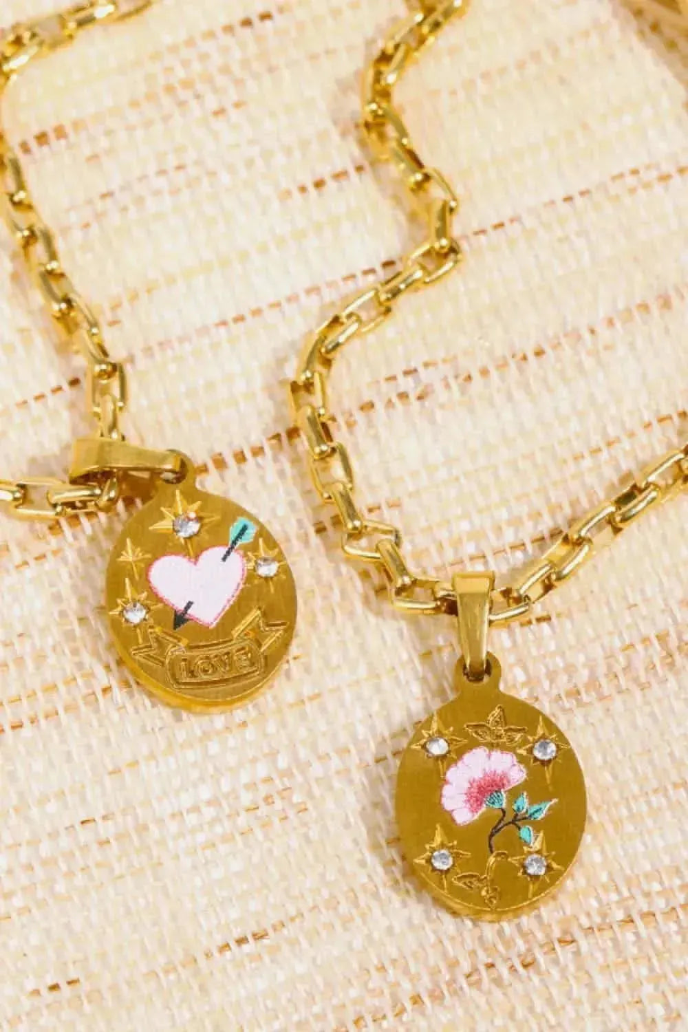 Stainless Steel 18K Gold-Plated Necklace - Bad Moms Club
