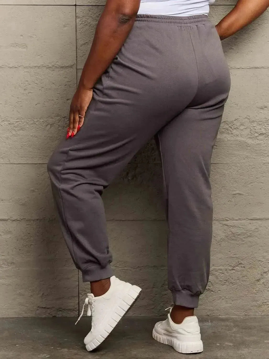 Simply Love Full Size Drawstring Sweatpants - Bad Moms Club