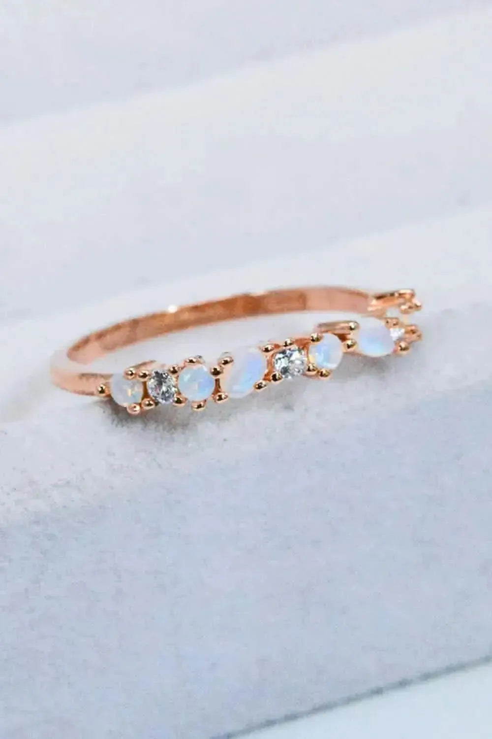 Moonstone and Zircon Decor Ring - Bad Moms Club